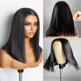 PreMax Wigs | Silky Blunt Cut Glueless 2x6 / 5x5 Closure Lace Shoulder Length Bob Wig Pre Plucked & Bleached