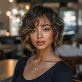 Wear and Go Wigs Glueless Short Wave Pixie Cut Wig For Women Real Human Hair Wigs