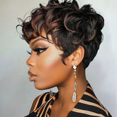 Pixie Cut Wig Short Wigs For Black Women Lace Front Human Hair Wigs