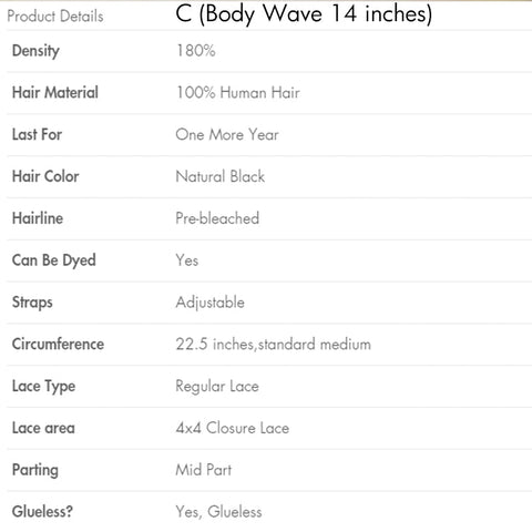 Short Wigs 10-12 Inches 6 Styles Available