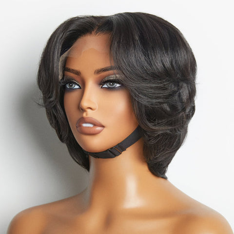 Elegant Boss Vibe Short Pixie Cut Glueless Minimalist HD Lace Wig Ready to Go