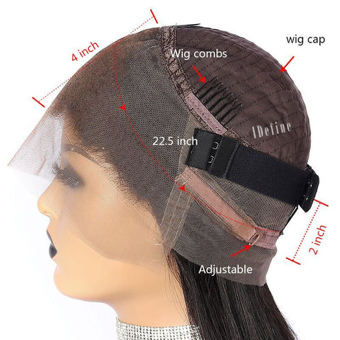 Glueless Deep Curly Wigs 360 Lace Front Human Hair Wigs