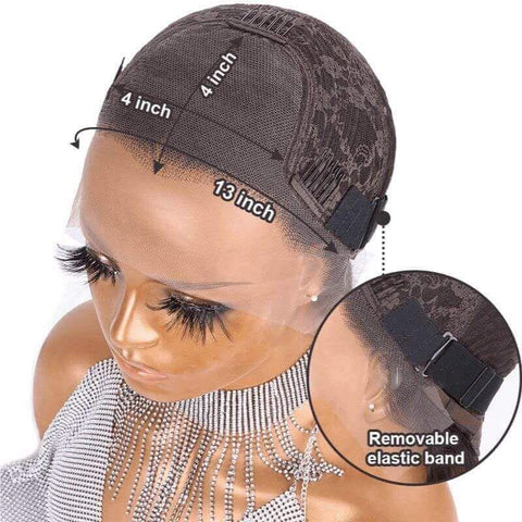 Body Wave Short Human Hair  13X4 Lace Frontal Wig | Gorgeous Curls