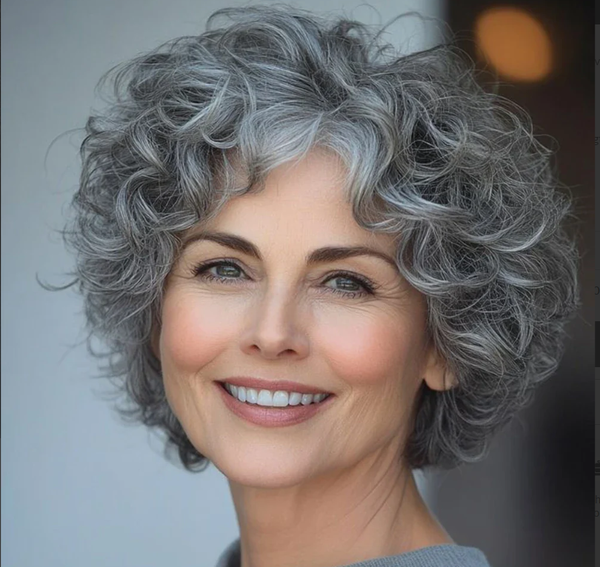 PIXIE CUT GRAY HAIR WIGS