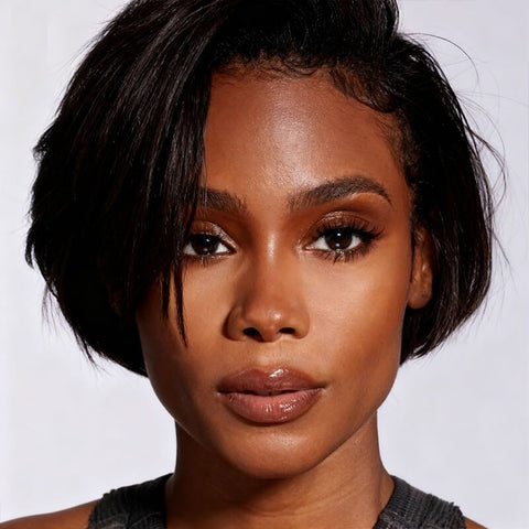 Pixie Cut Short Wigs Layered Bob Wigs with Side Part Human Hair Wigs